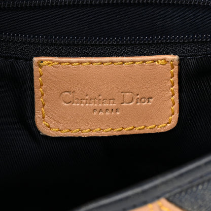 Christian Dior Denim Calfskin Saddle Bag Blue 6 of 20