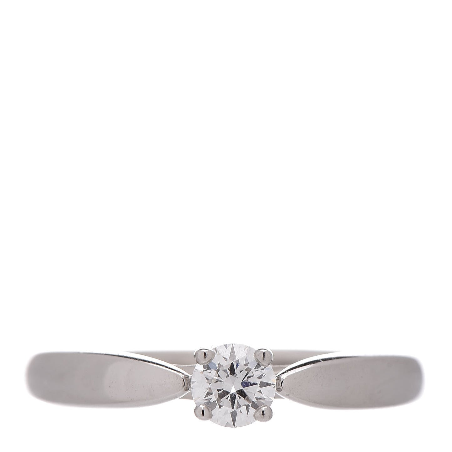 Platinum Diamond .17ct Harmony Solitaire Engagement Ring 48 4.5