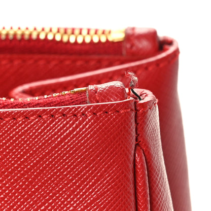 Prada Saffiano Large Galleria Double Zip Tote Fuoco 11 of 11
