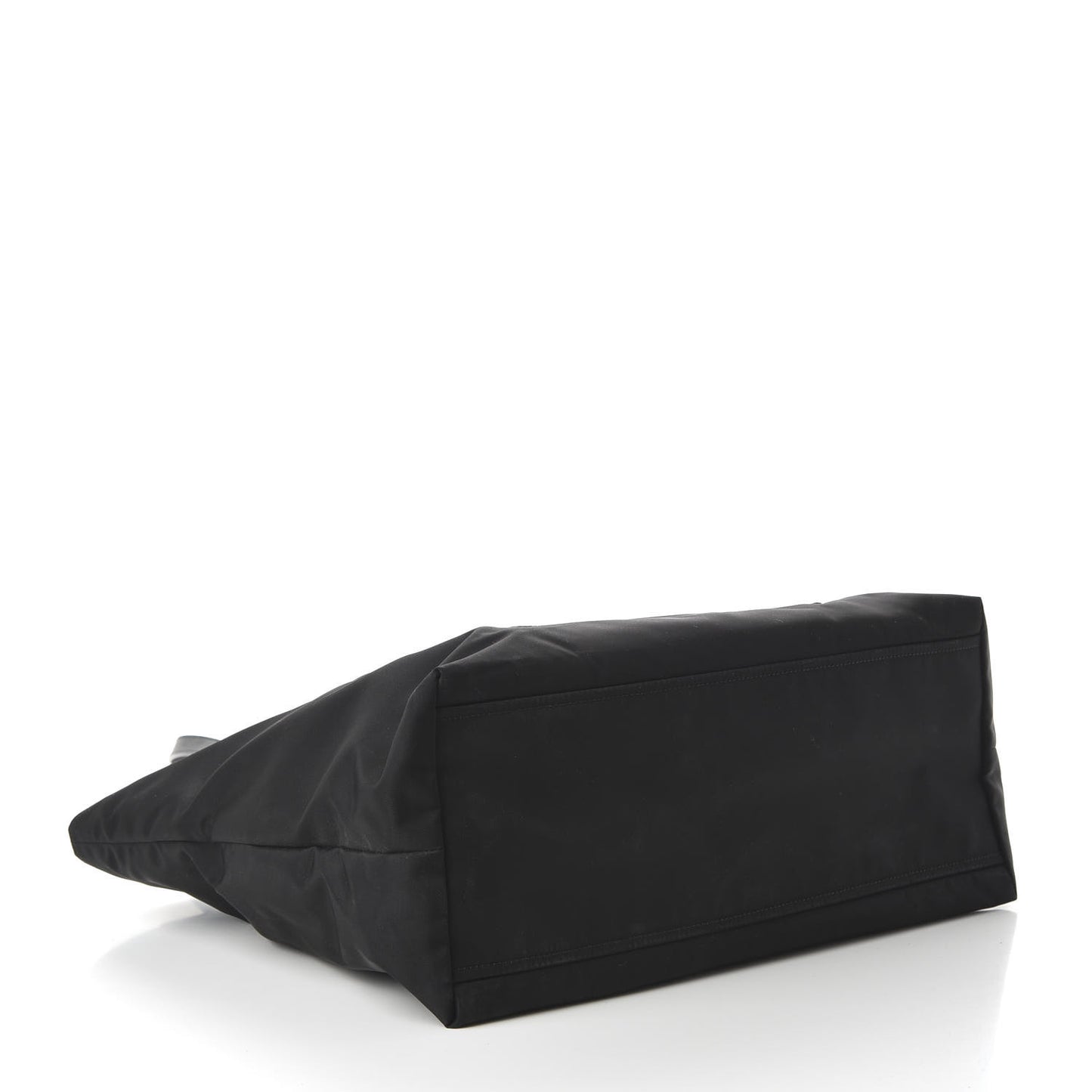 Tessuto Nylon Saffiano Tote Black
