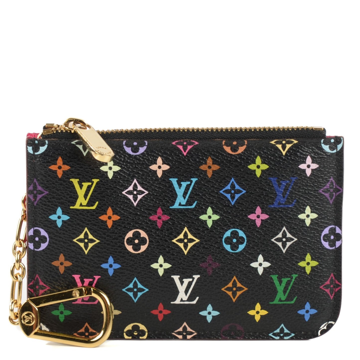 Monogram Multicolor Key Pouch Black Grenade