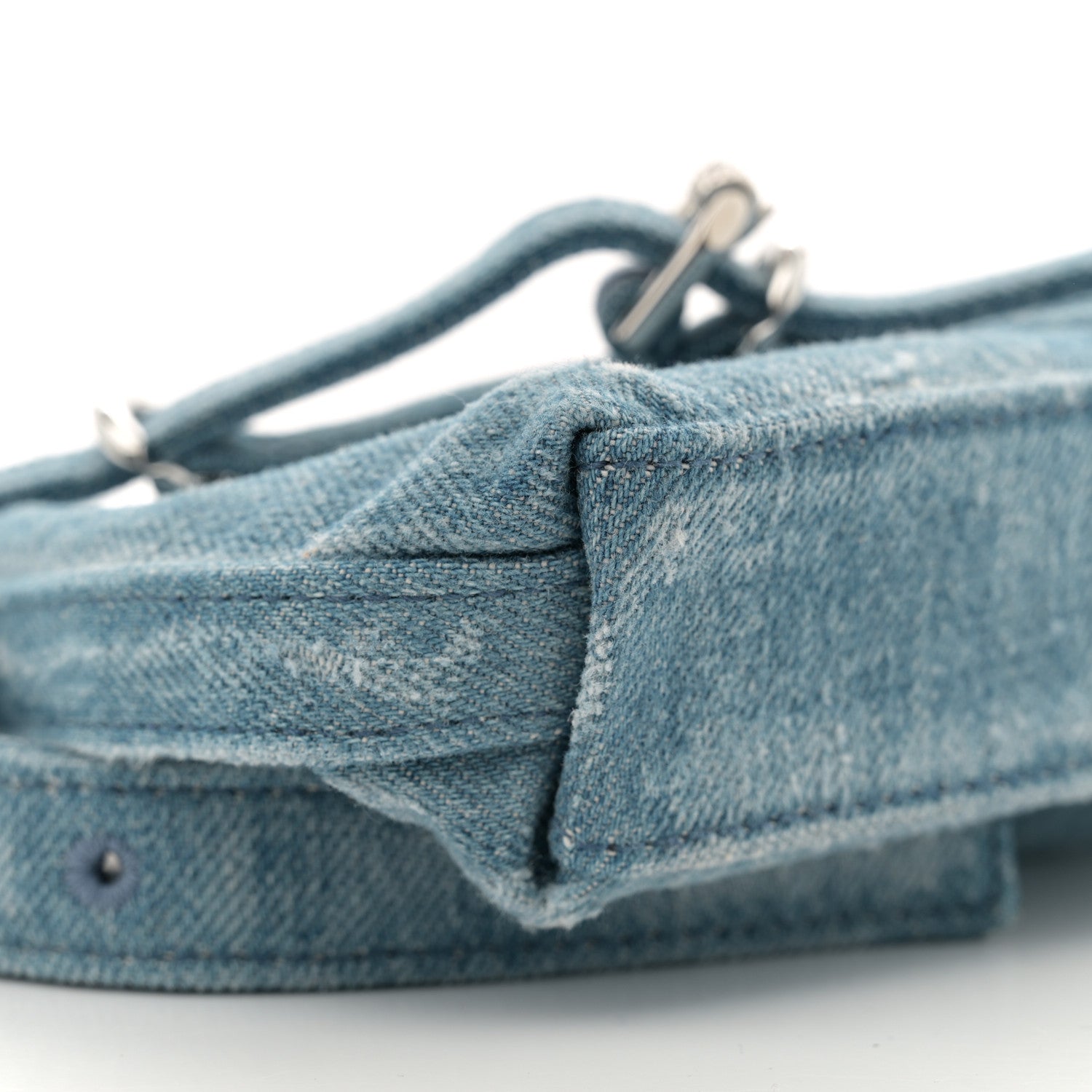 Givenchy Washed Denim Mini Voyou Boyfriend Party Bag Medium Blue 9 of 10