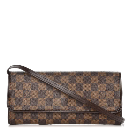 Louis Vuitton Damier Ebene Pochette Twin GM 1 of 7