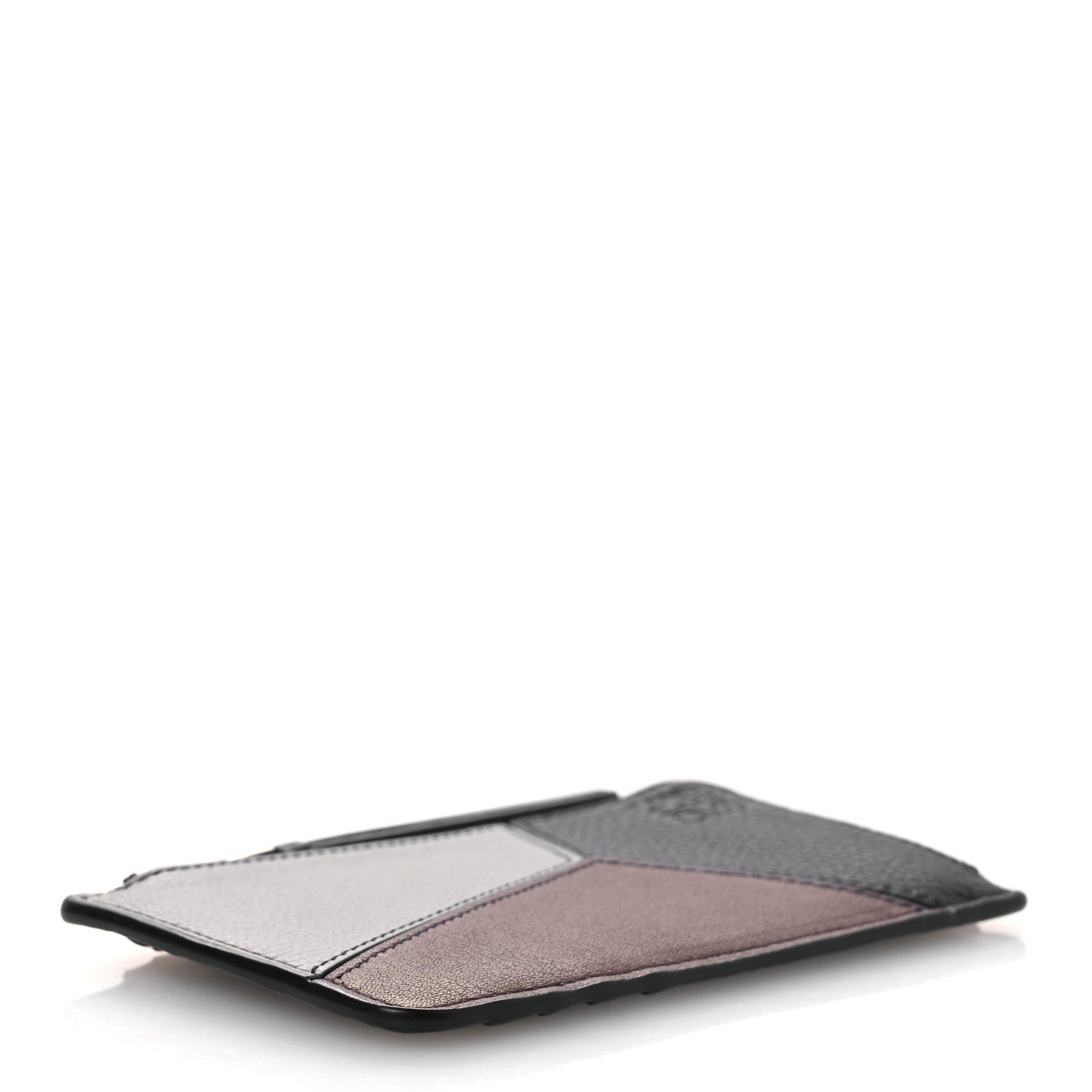 Loewe Calfskin Puzzle Colorblock Coin Card Holder Midnight 4 of 7