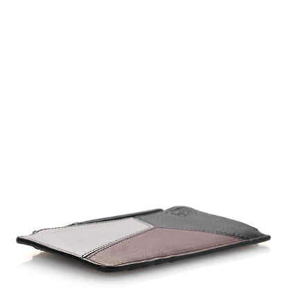 Loewe Calfskin Puzzle Colorblock Coin Card Holder Midnight 4 of 7