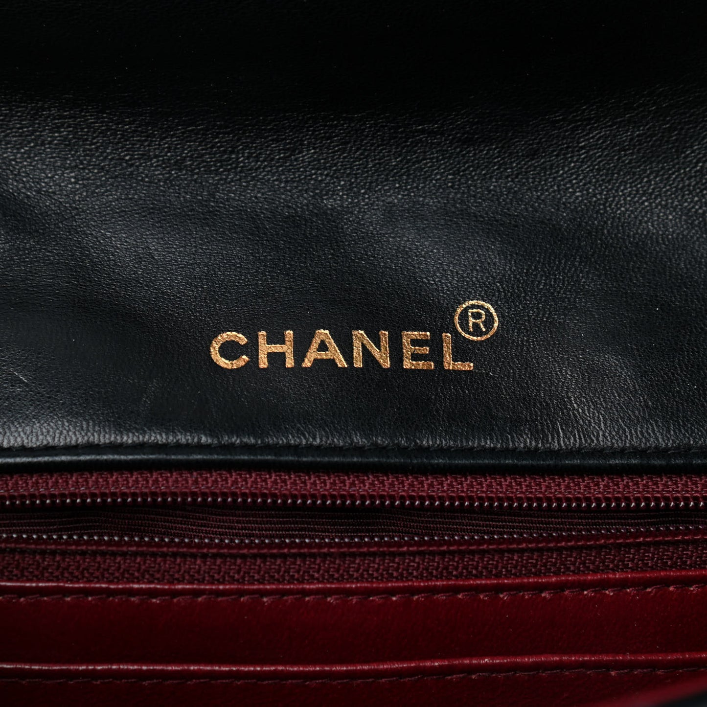 Lambskin Quilted Medium Single Flap Black