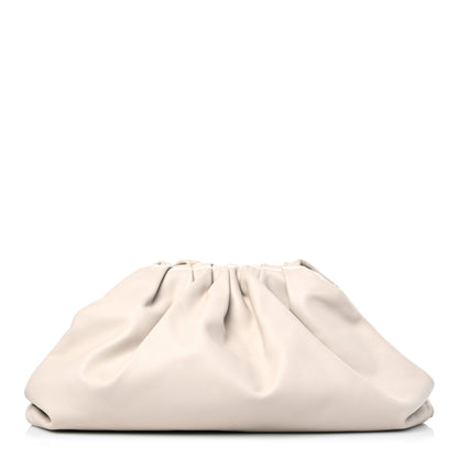 Bottega Veneta Smooth Butter Calf The Pouch Oversized Clutch Mist 1 of 12