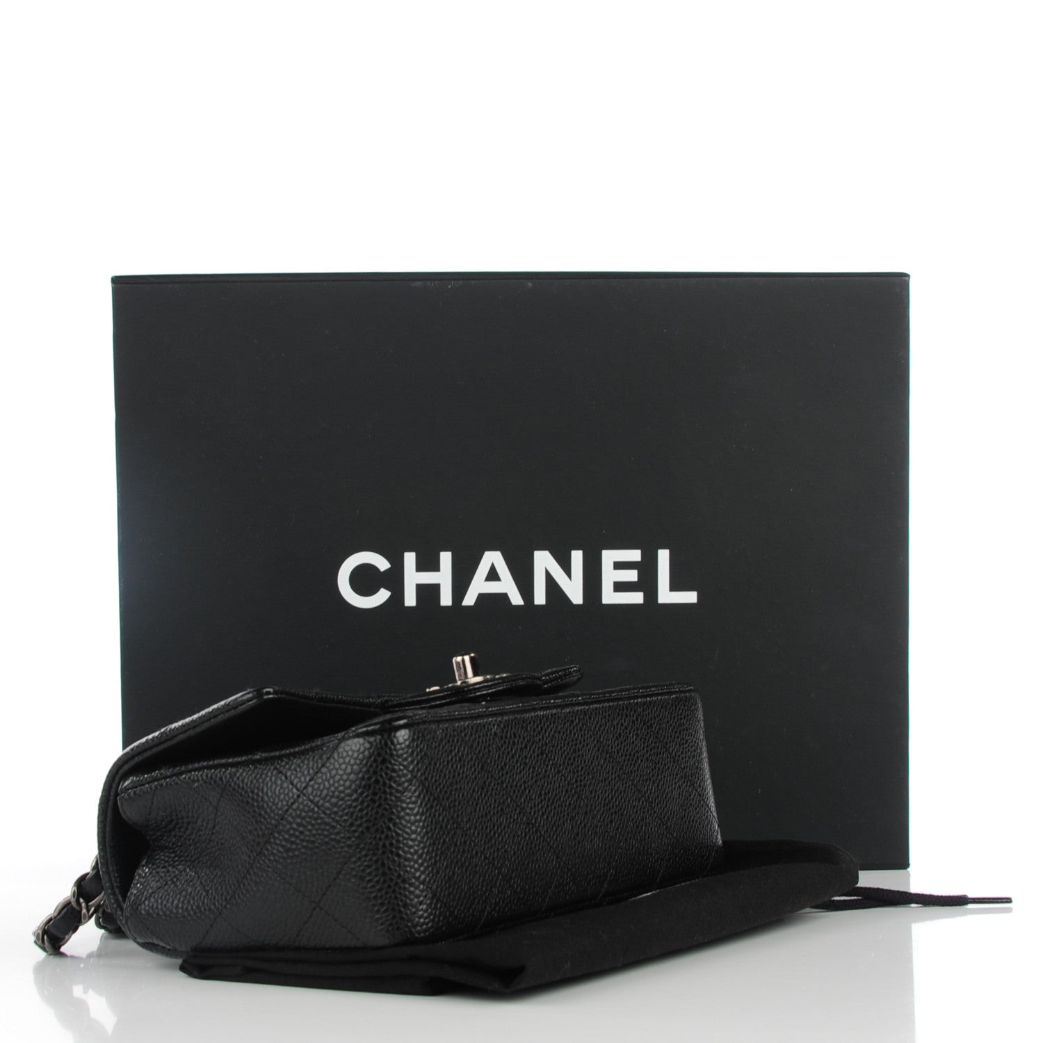 Chanel Caviar Quilted Mini Rectangular Flap Black 4 of 8