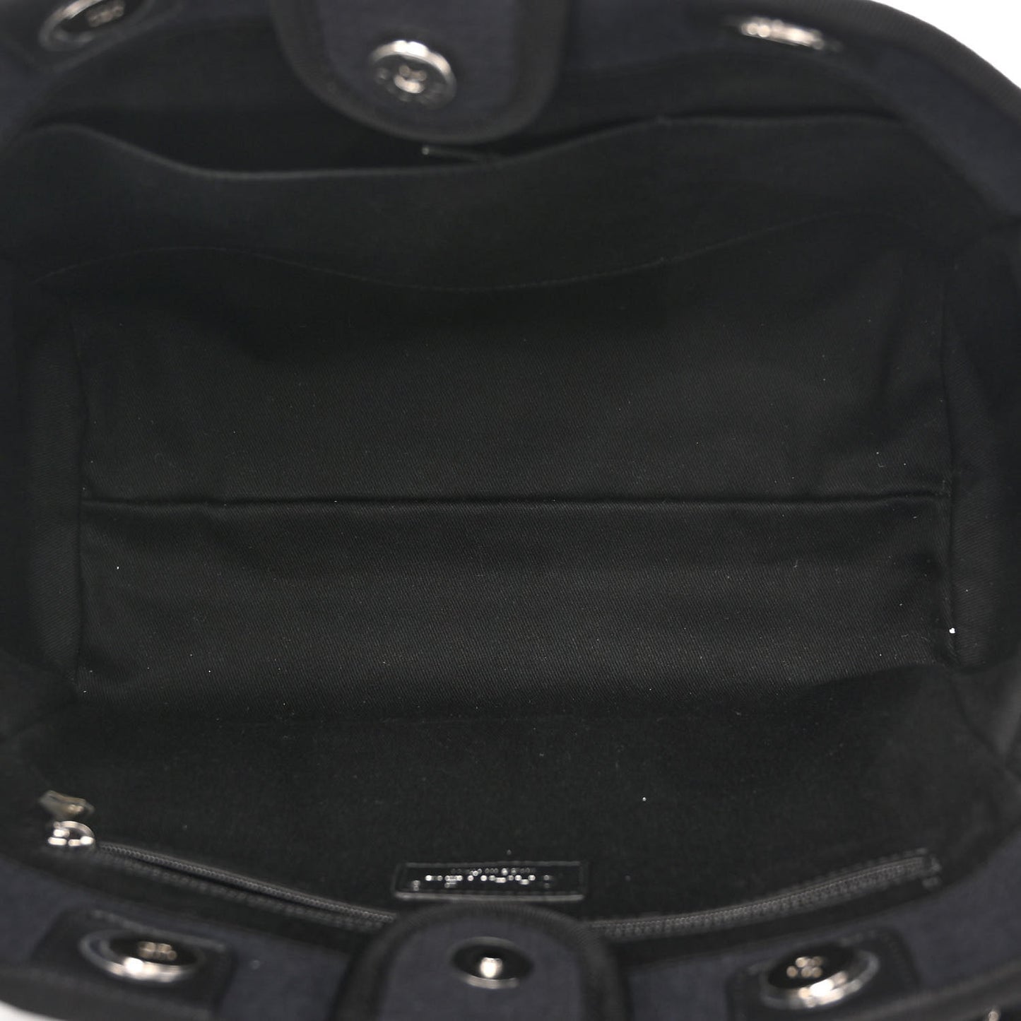 Canvas Small Deauville Tote Black