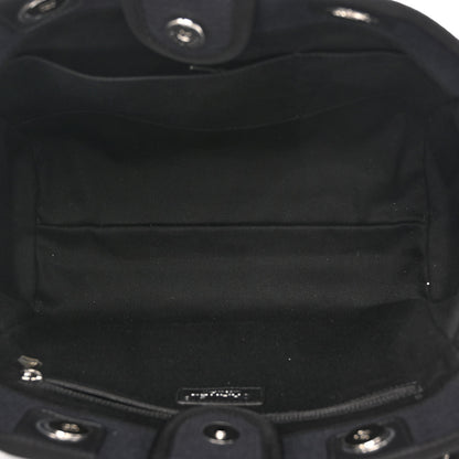 Chanel Canvas Small Deauville Tote Black 6 of 10