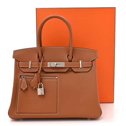 Hermes Swift Colormatic Uni Birkin 30 Gold 11 of 11