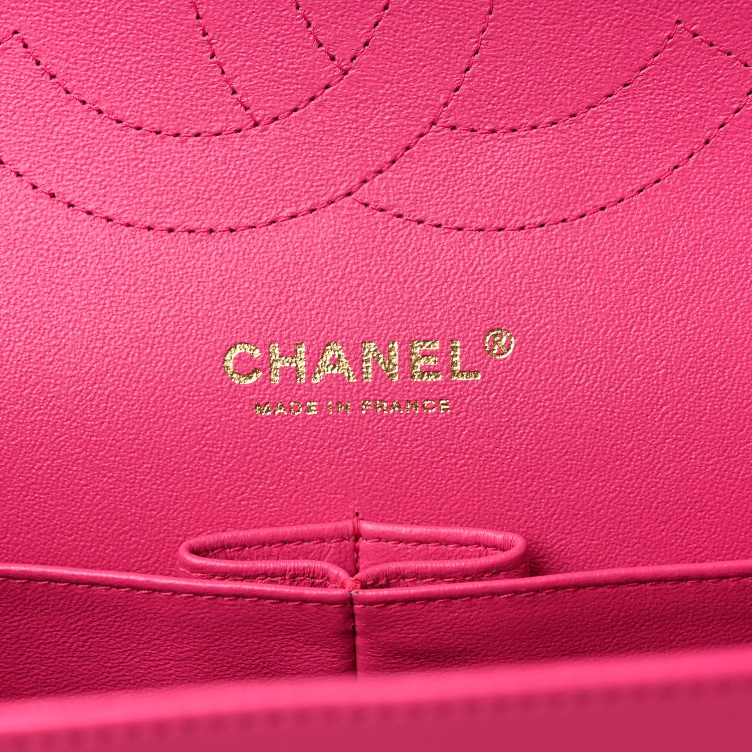 Chanel Lambskin Quilted Jumbo Double Flap Dark Pink 6 of 13