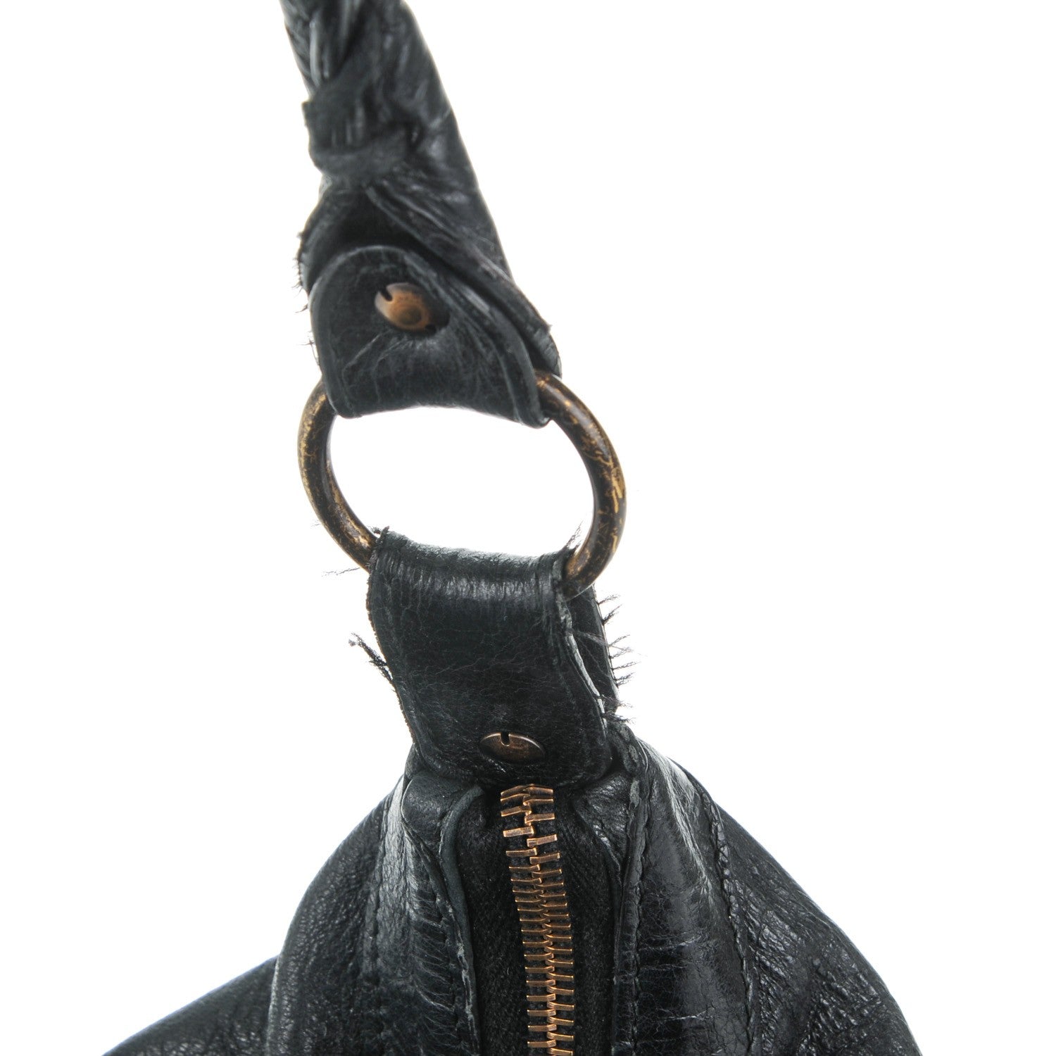 Balenciaga Agneau Classic Hardware Day Hobo Black 15 of 17