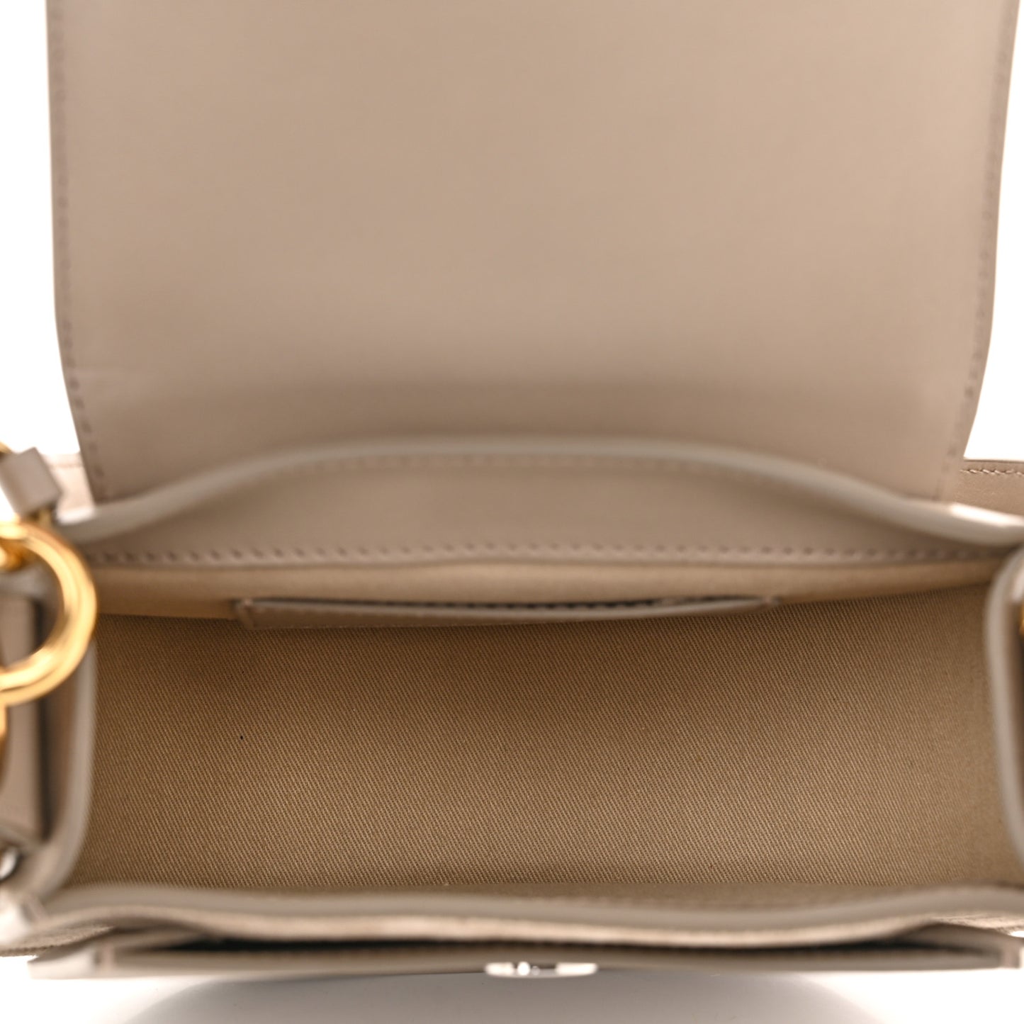 Calfskin Suede Small Tess Bag Motty Grey