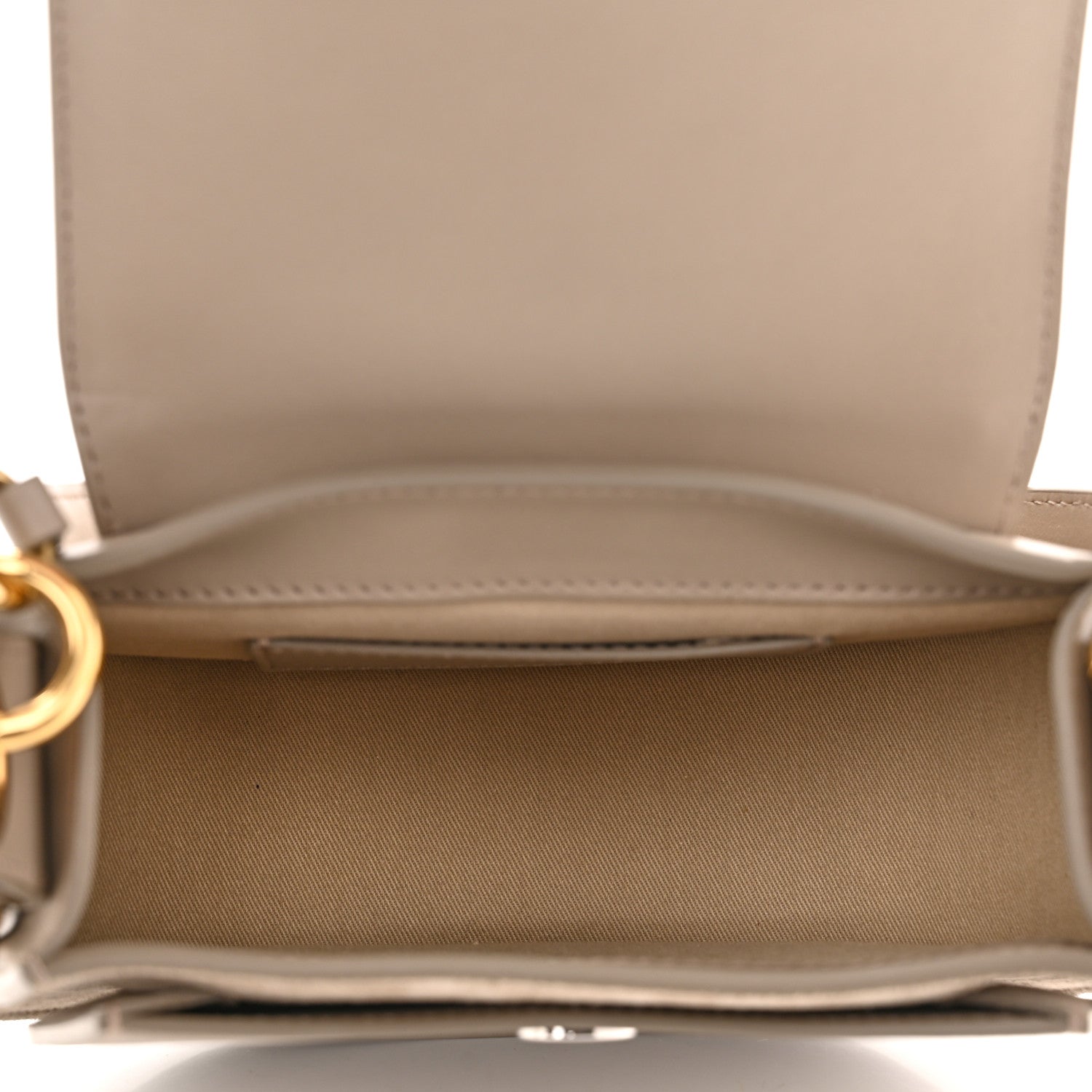 Chloe Calfskin Suede Small Tess Bag Motty Grey 4 of 8