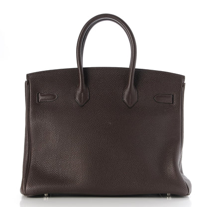 Hermes Togo Birkin 35 Chocolate 5 of 34