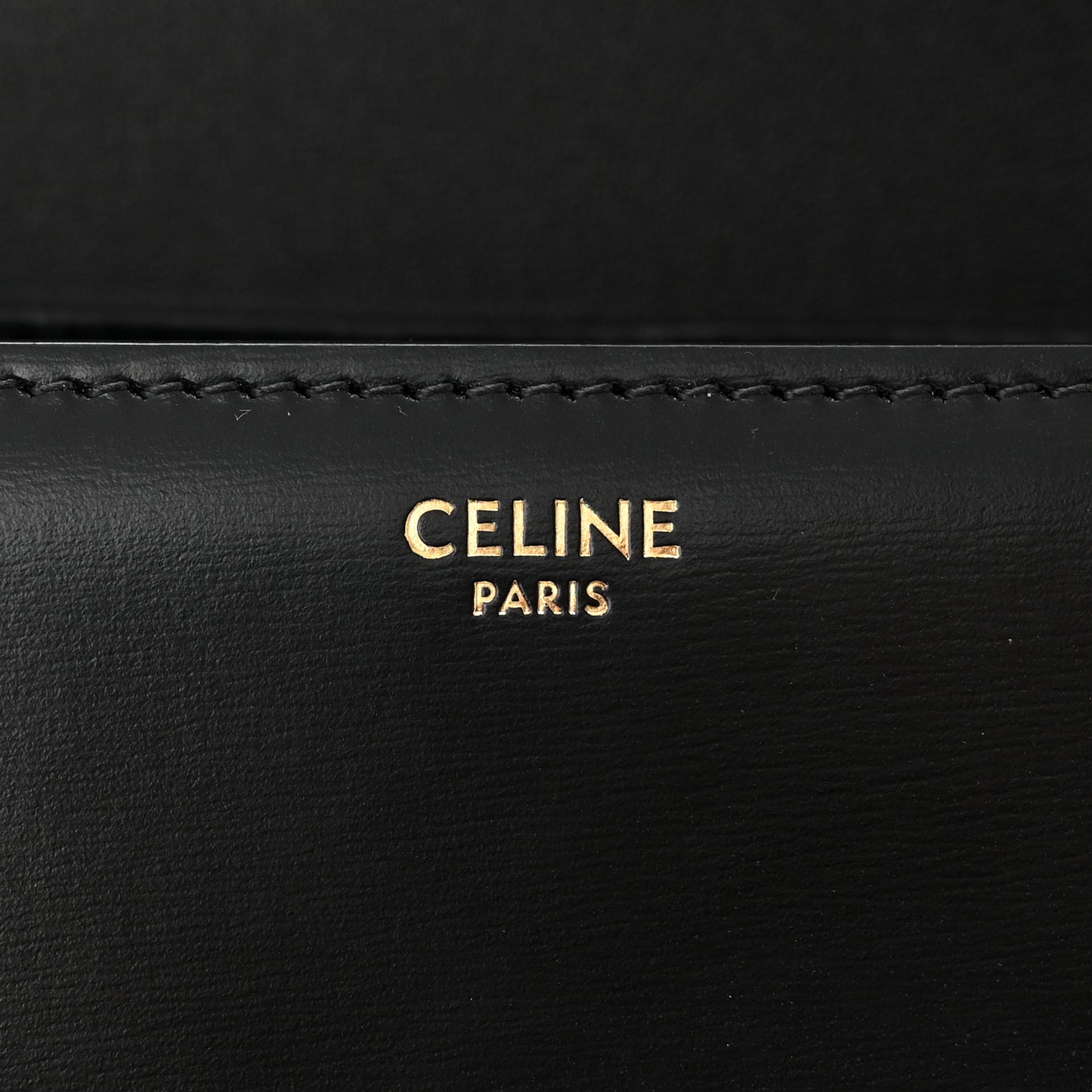 Shiny Calfskin Teen Triomphe Black