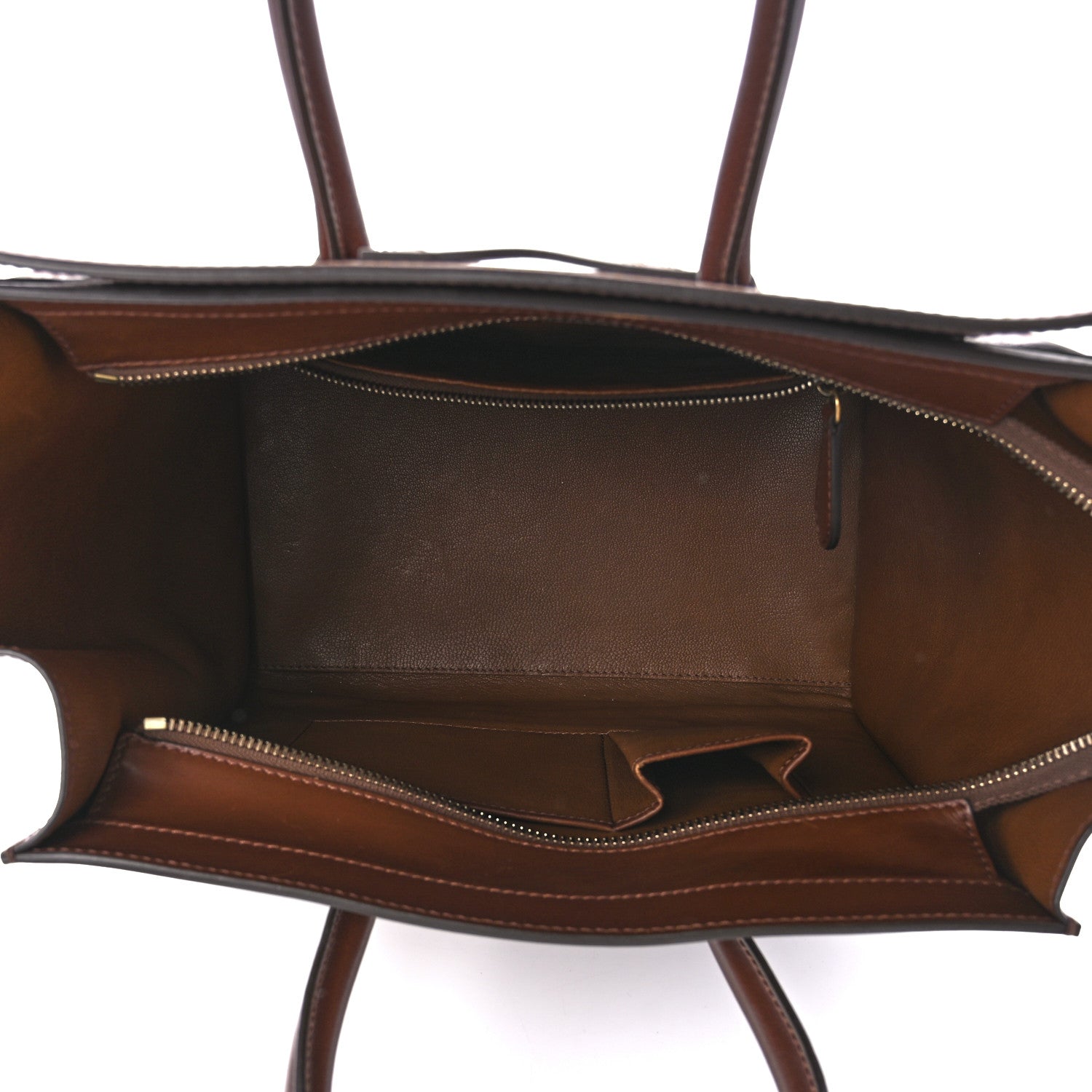 Celine Smooth Calfskin Mini Luggage Caramel 5 of 12