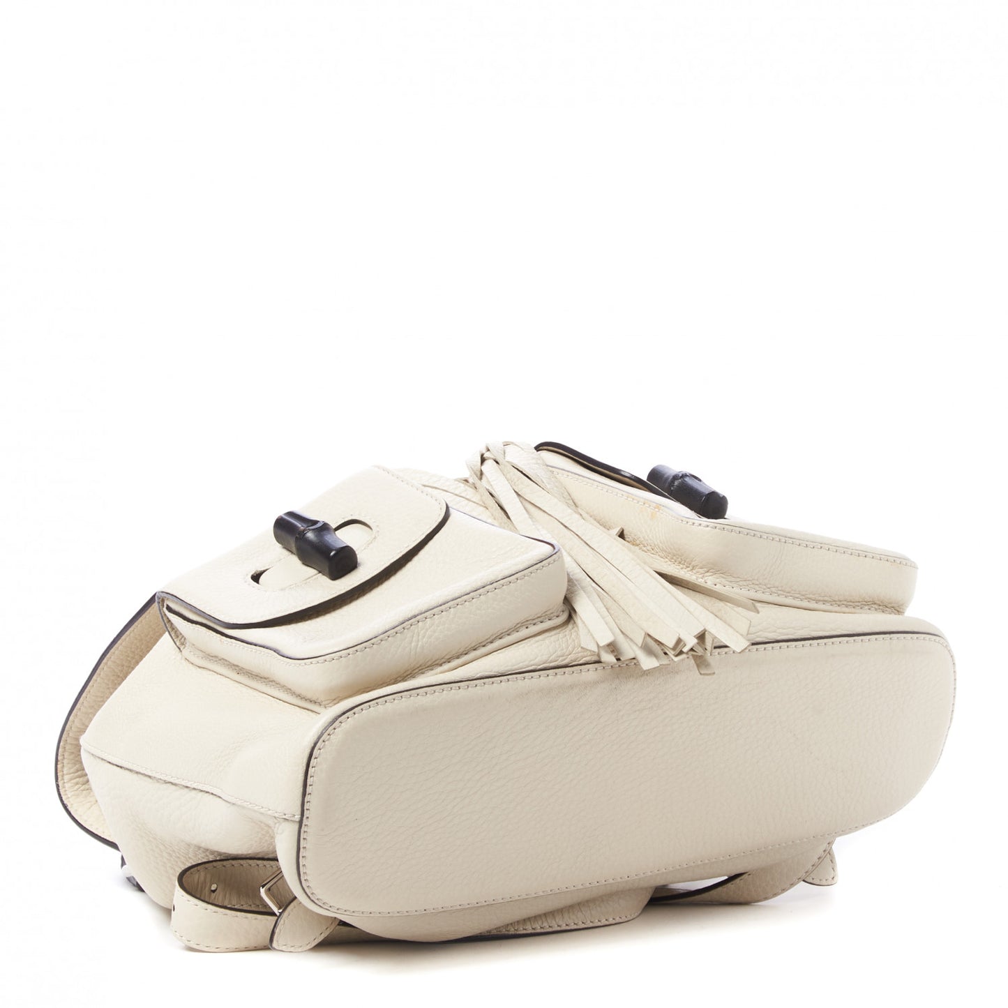 Cellarius Calfskin Medium Bamboo Backpack Mystic White