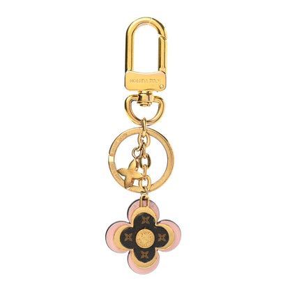 Louis Vuitton Monogram Blooming Flowers BB Bag Charm Key Holder Pink 1 of 4