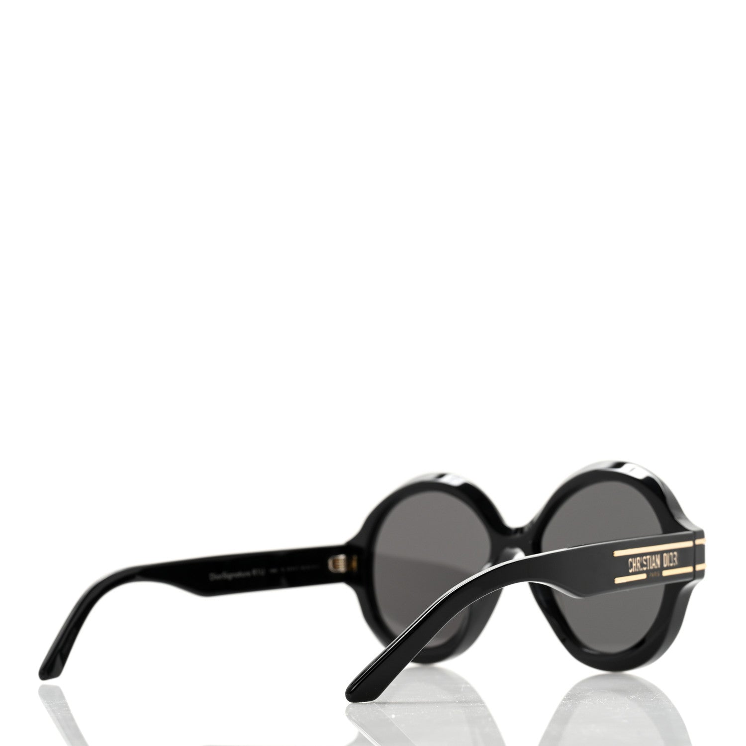 Christian Dior Diorsignature R1U Round Sunglasses Black 4 of 9