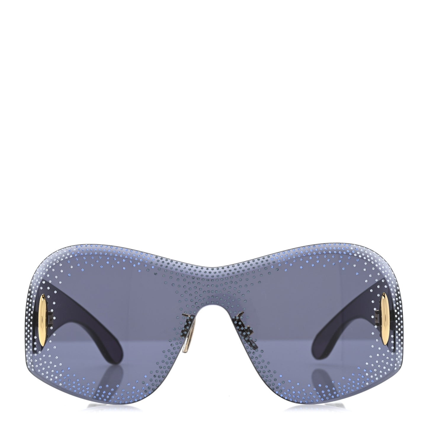 Nylon Crystal Starry Night Mask Sunglasses LW4167US Blue