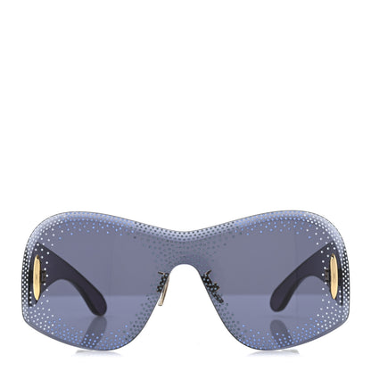 Loewe Nylon Crystal Starry Night Mask Sunglasses LW4167US Blue 2 of 7
