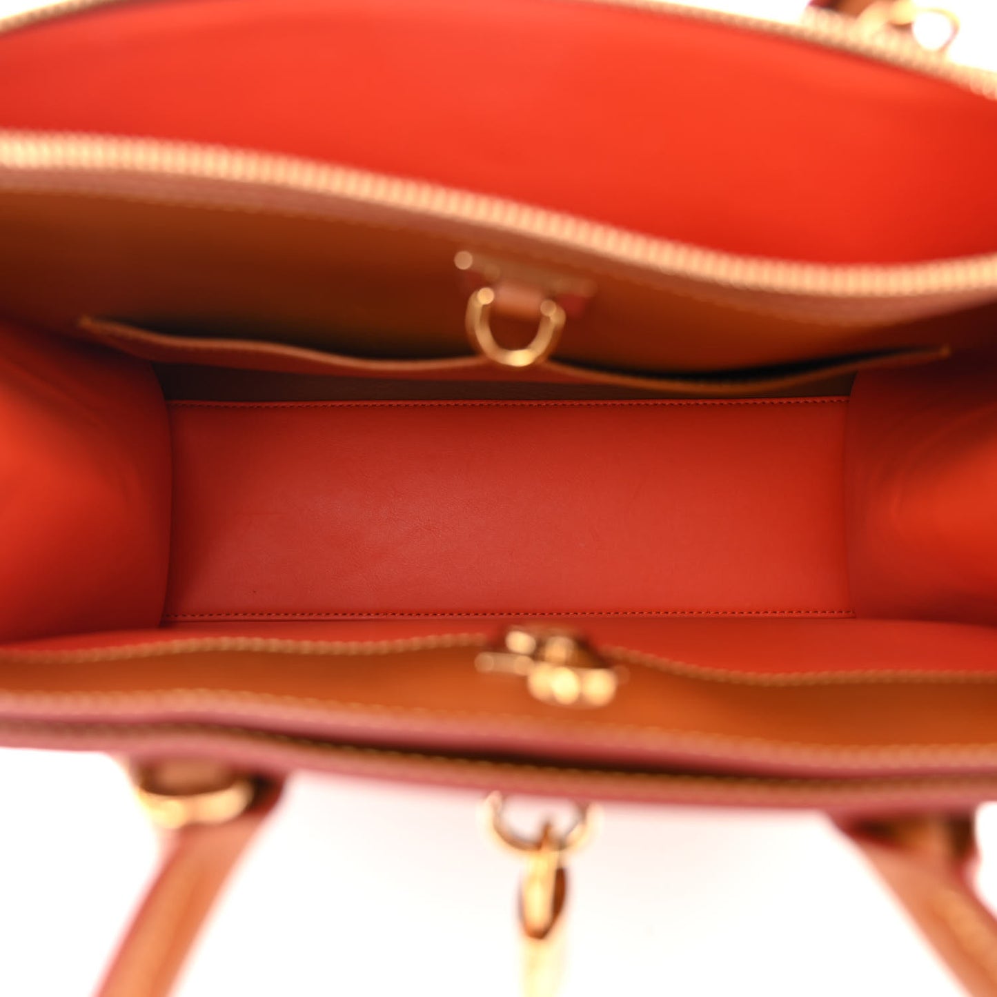 Calfskin Catogram City Steamer MM Chataigne