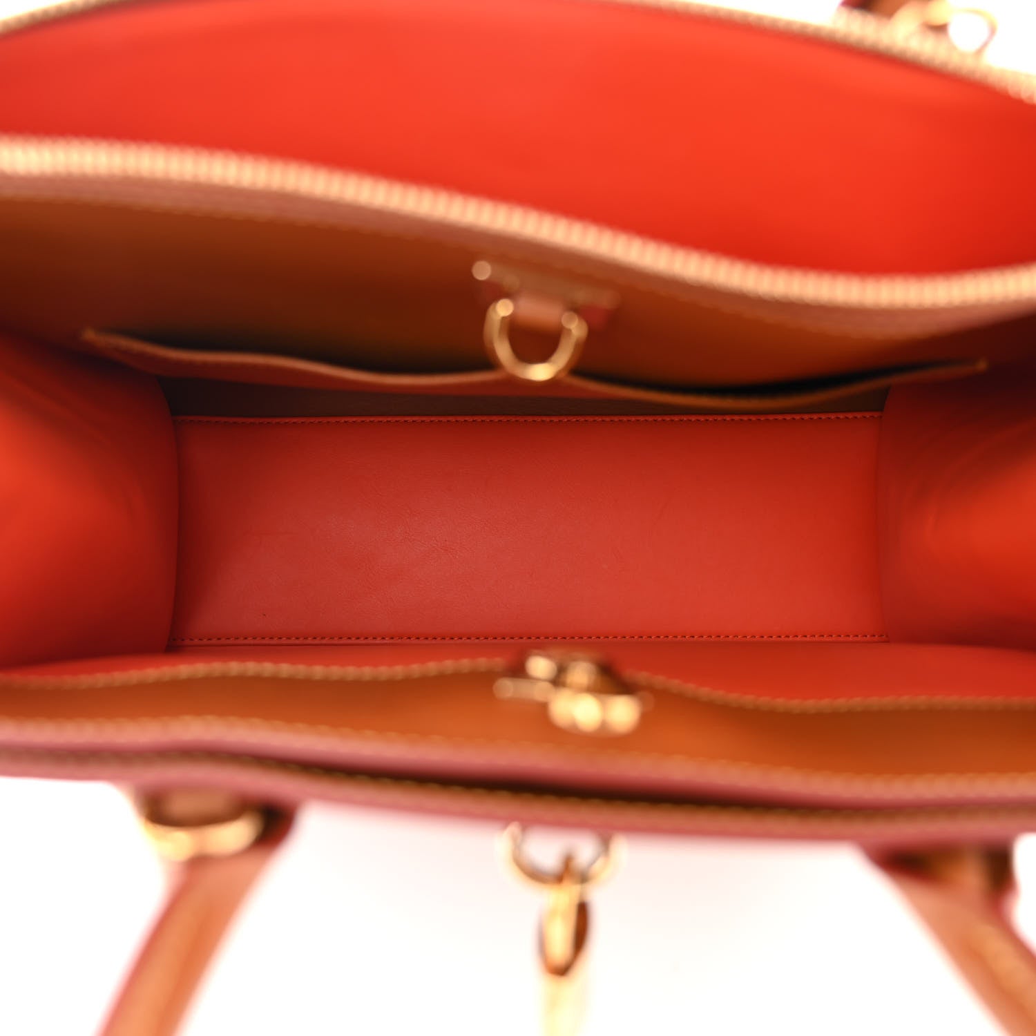 Louis Vuitton Calfskin Catogram City Steamer MM Chataigne 5 of 9