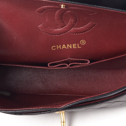 Chanel Lambskin Quilted Small Double Flap Black 6 of 9