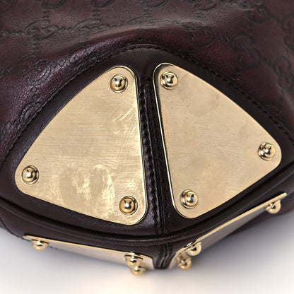 Gucci Guccissima Medium Indy Top Handle Hobo Dark Brown 10 of 18