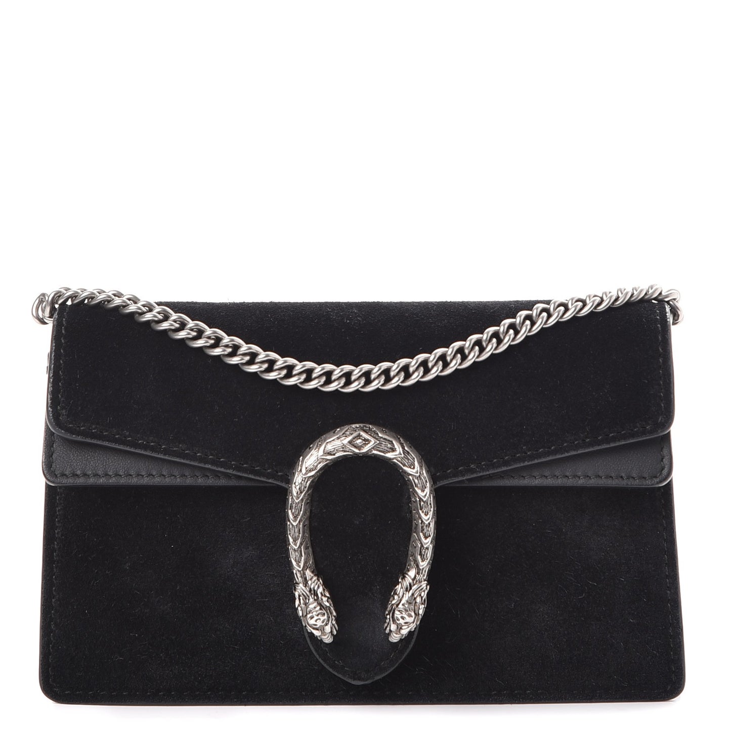 Velvet Super Mini Dionysus Shoulder Bag Black