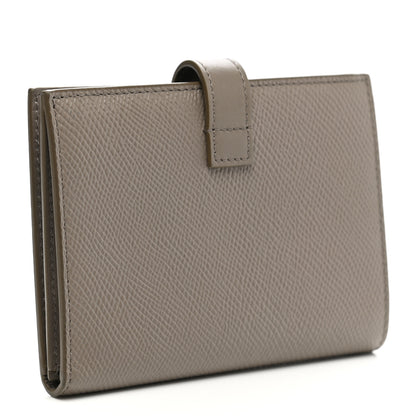 Celine Grained Calfskin Medium Multifunction Strap Wallet Pebble 3 of 8