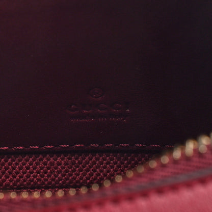 Gucci GG Calfskin Embossed Emblem Mini Shoulder Bag Rose Ancora 5 of 9