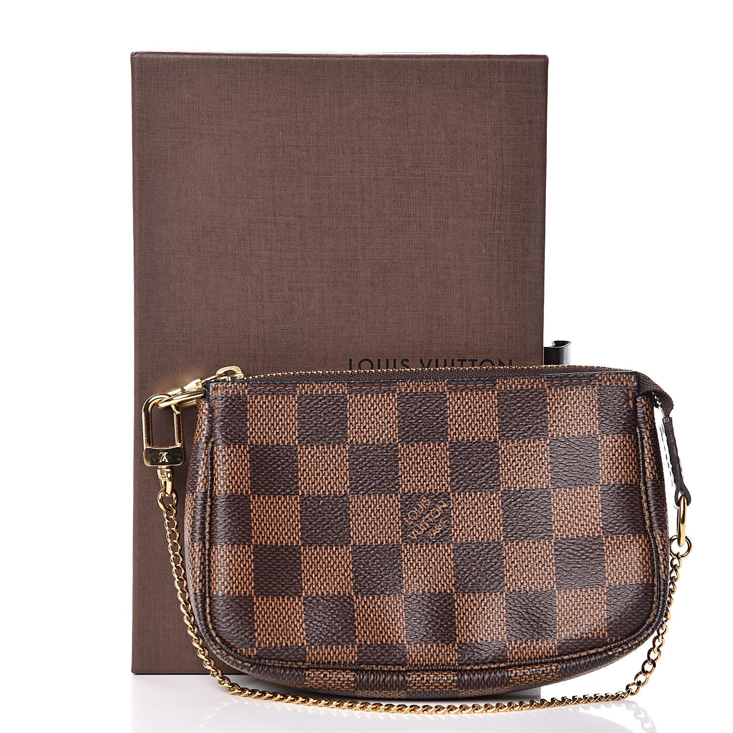 Louis Vuitton Damier Ebene Mini Pochette Accessories 9 of 9
