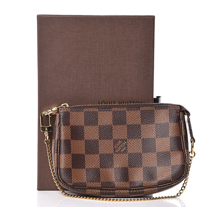 Louis Vuitton Damier Ebene Mini Pochette Accessories 9 of 9