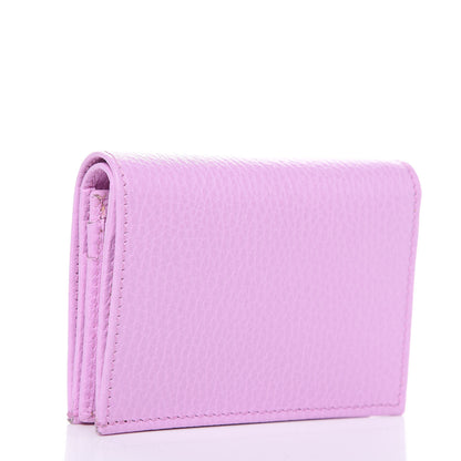Gucci Dollar Calfskin Bosco Card Case Wallet Malva 3 of 8
