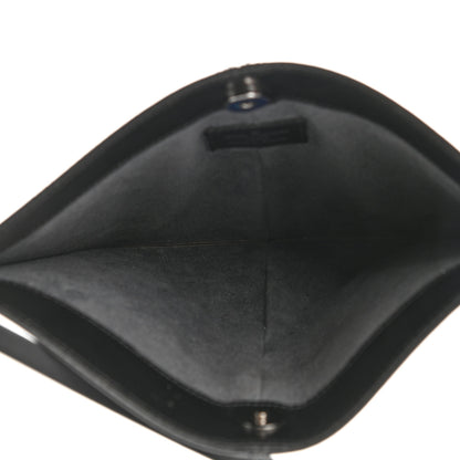 Louis Vuitton Epi Demi Lune Pochette Black 5 of 9