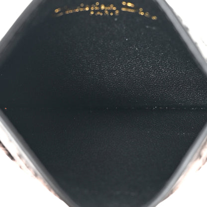 Christian Dior Calfskin Plan De Paris Print Card Holder White Black 5 of 12