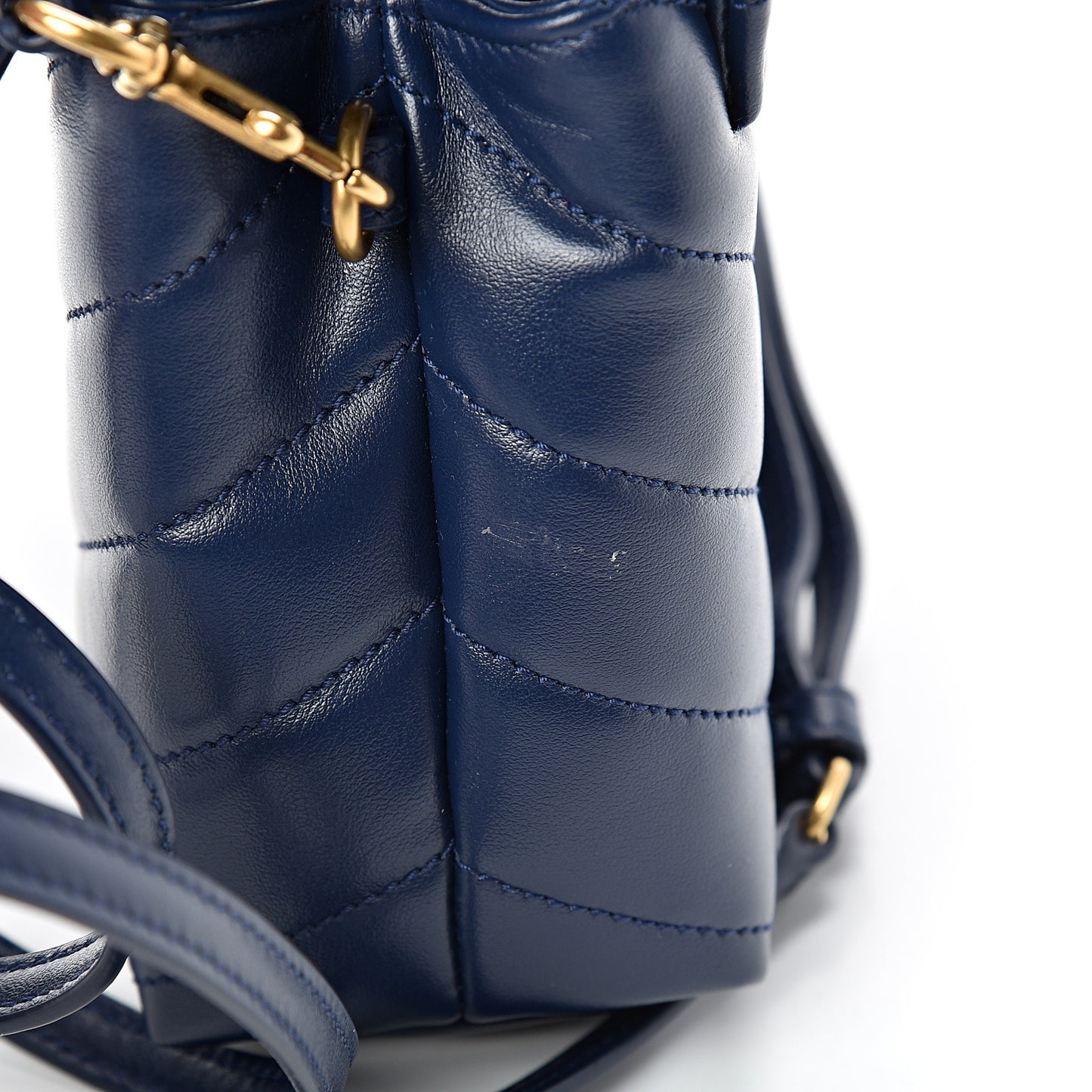 Calfskin Y Quilted Monogram Toy Loulou Crossbody Bag New Cobalt