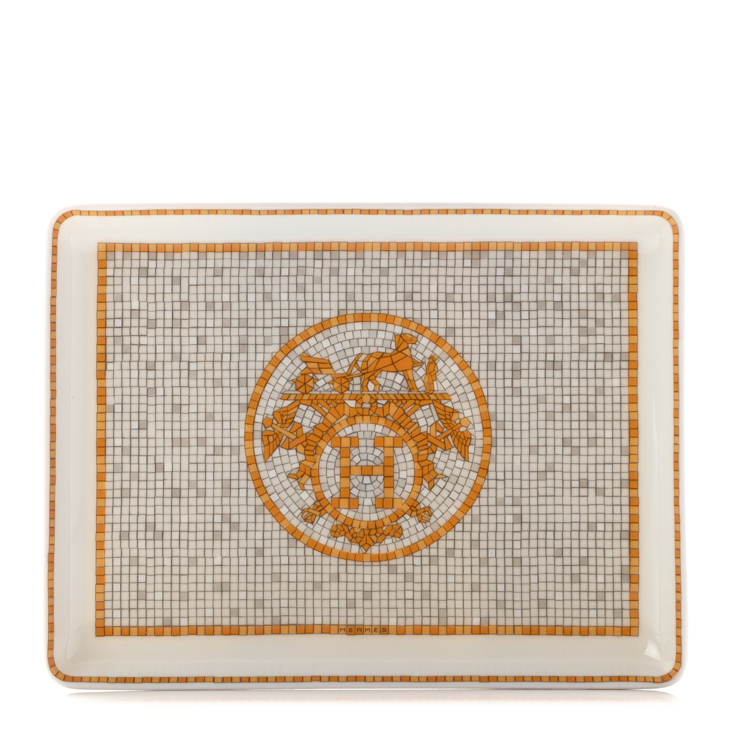 Porcelain Mosaique au 24 Gold Sushi Plate