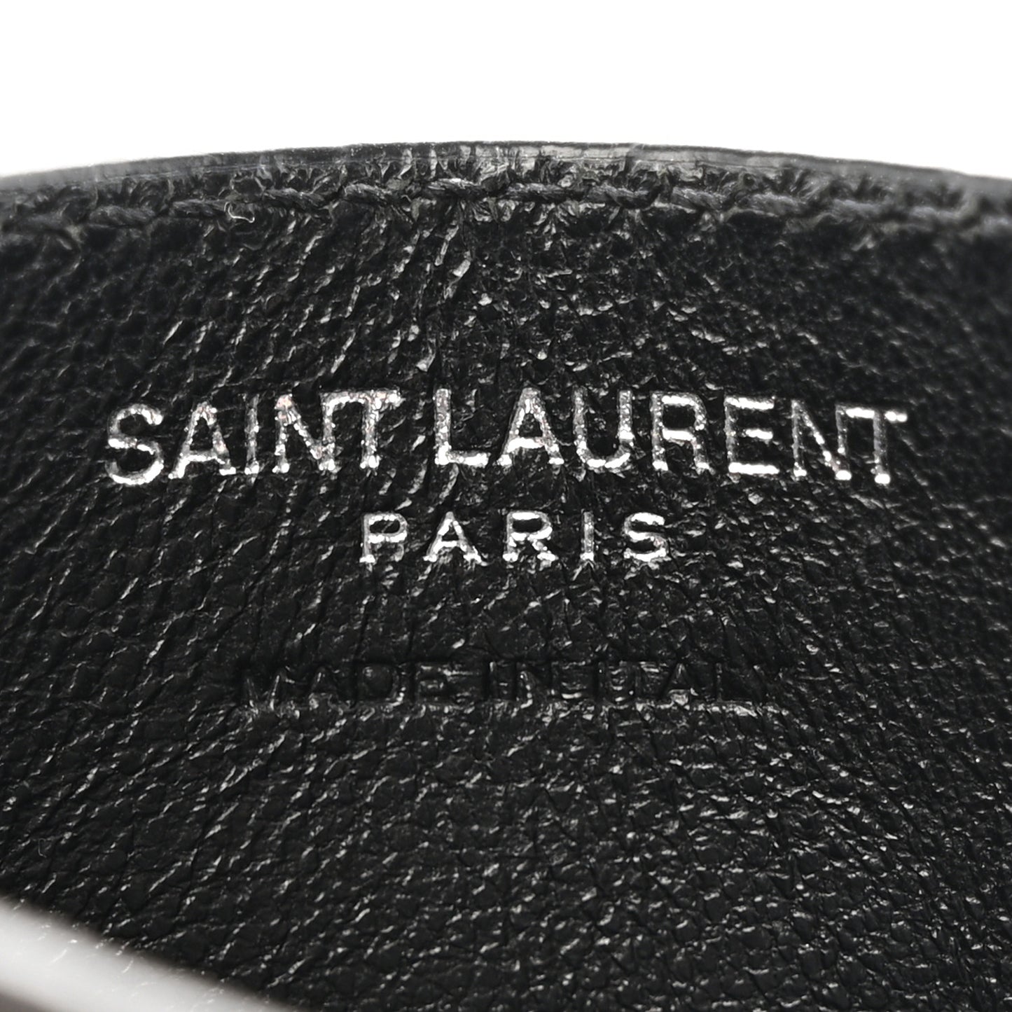 Calfskin Y Quilted Monogram LouLou Credit Card Case Black