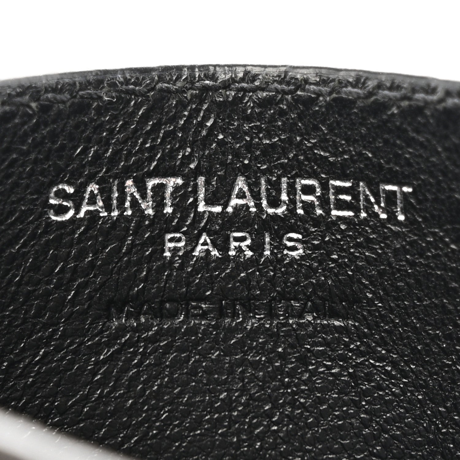Saint Laurent Calfskin Y Quilted Monogram LouLou Credit Card Case Black 6 of 11