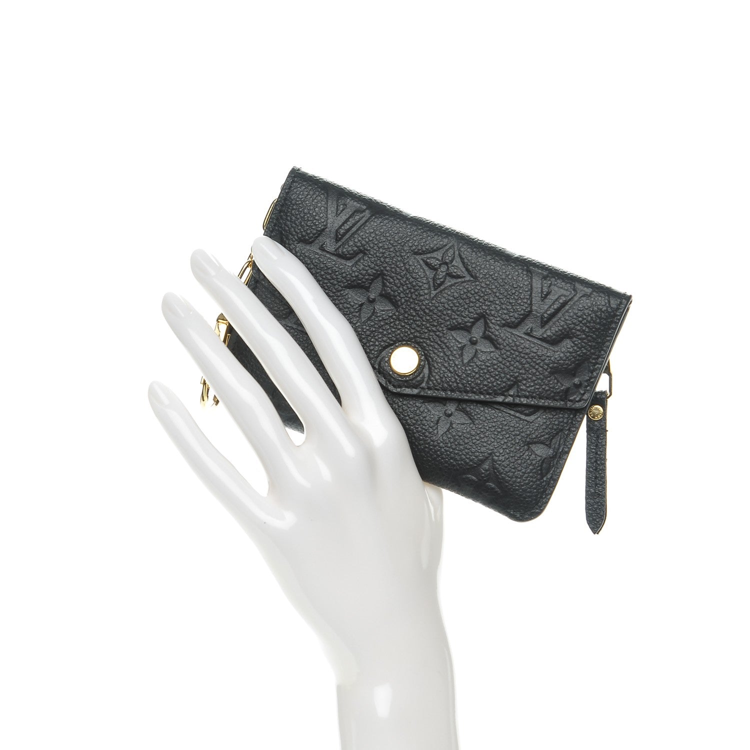 Louis Vuitton Empreinte Key Pouch Black 2 of 8