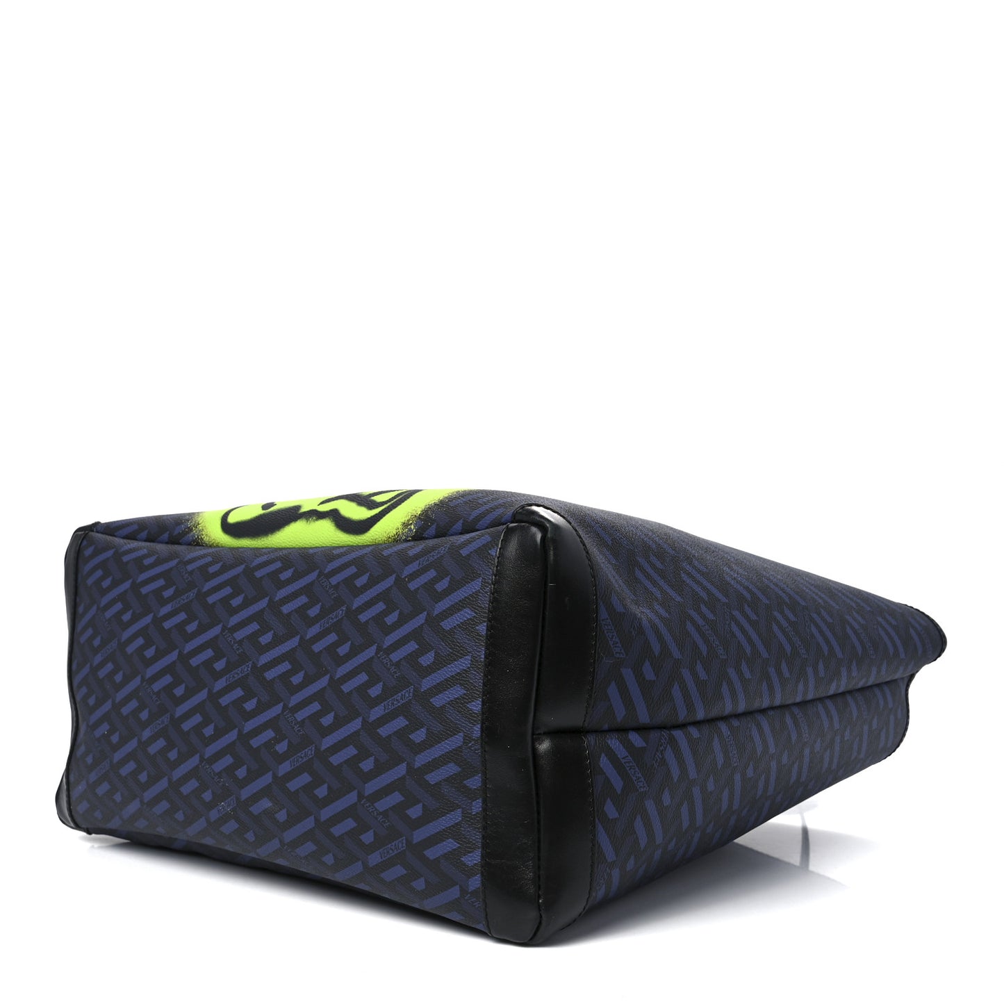 Calfskin Monogram Smile Medusa Tote Multicolor