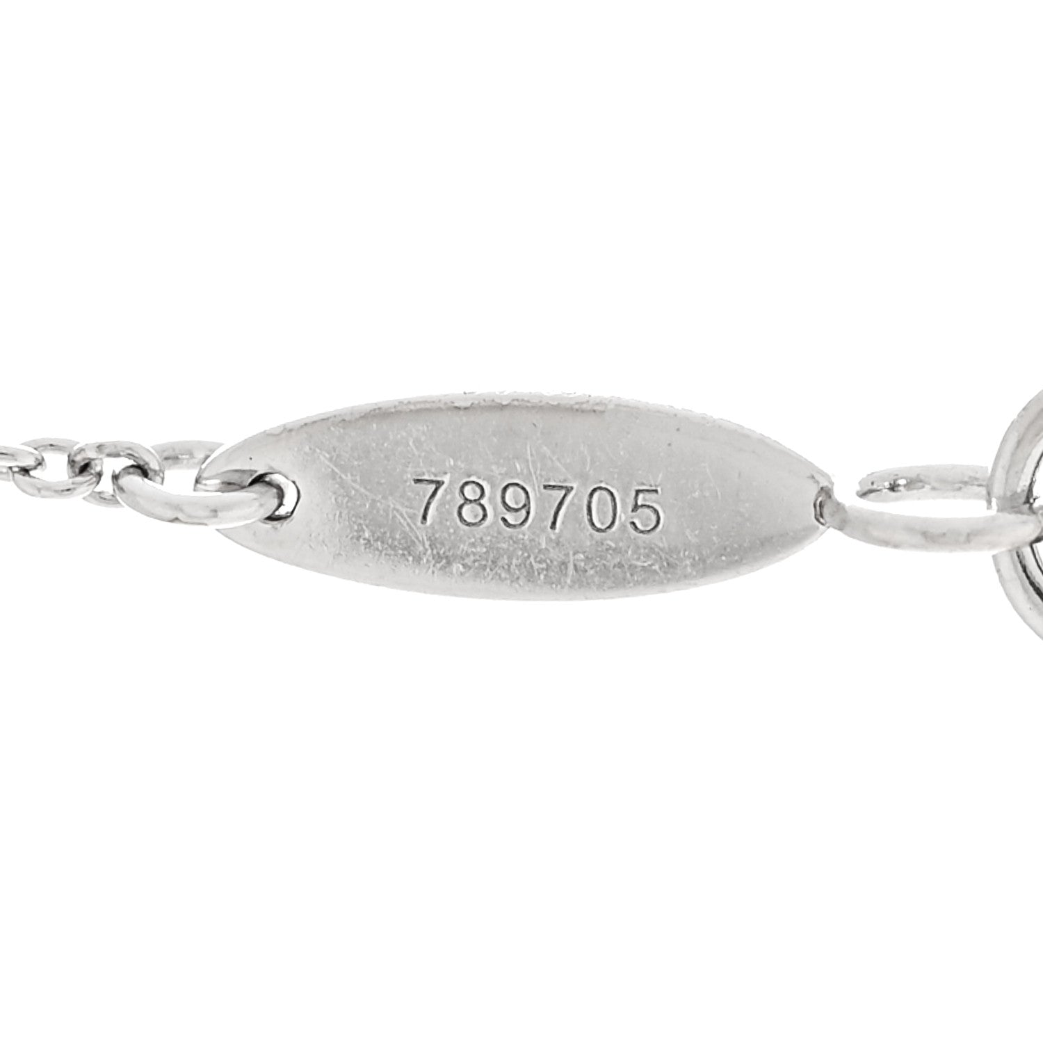 Harry Winston Platinum Diamond Full Loop Pendant Necklace 6 of 7
