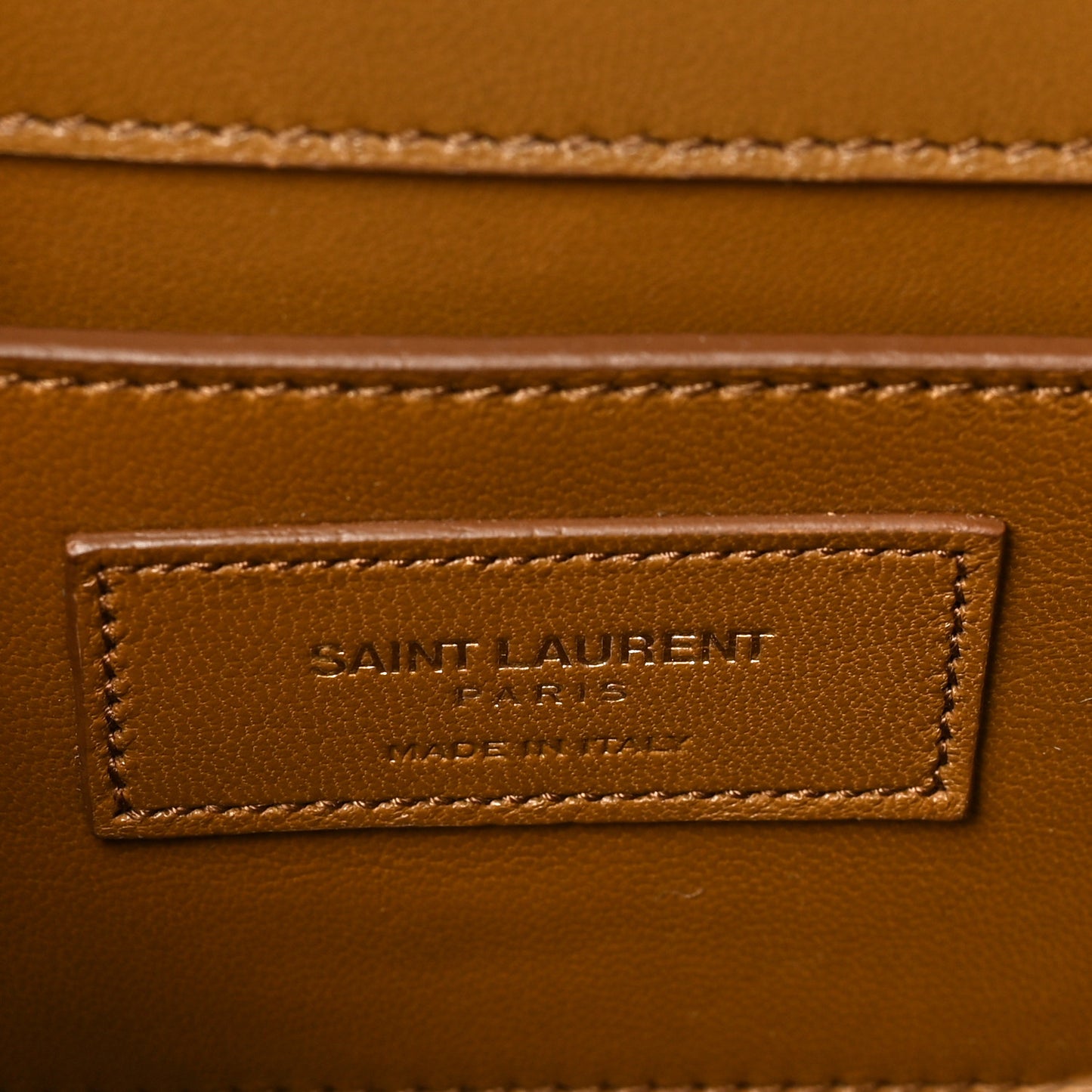 Suede Small Classic Monogram Kate Tassel Satchel Light Ochre