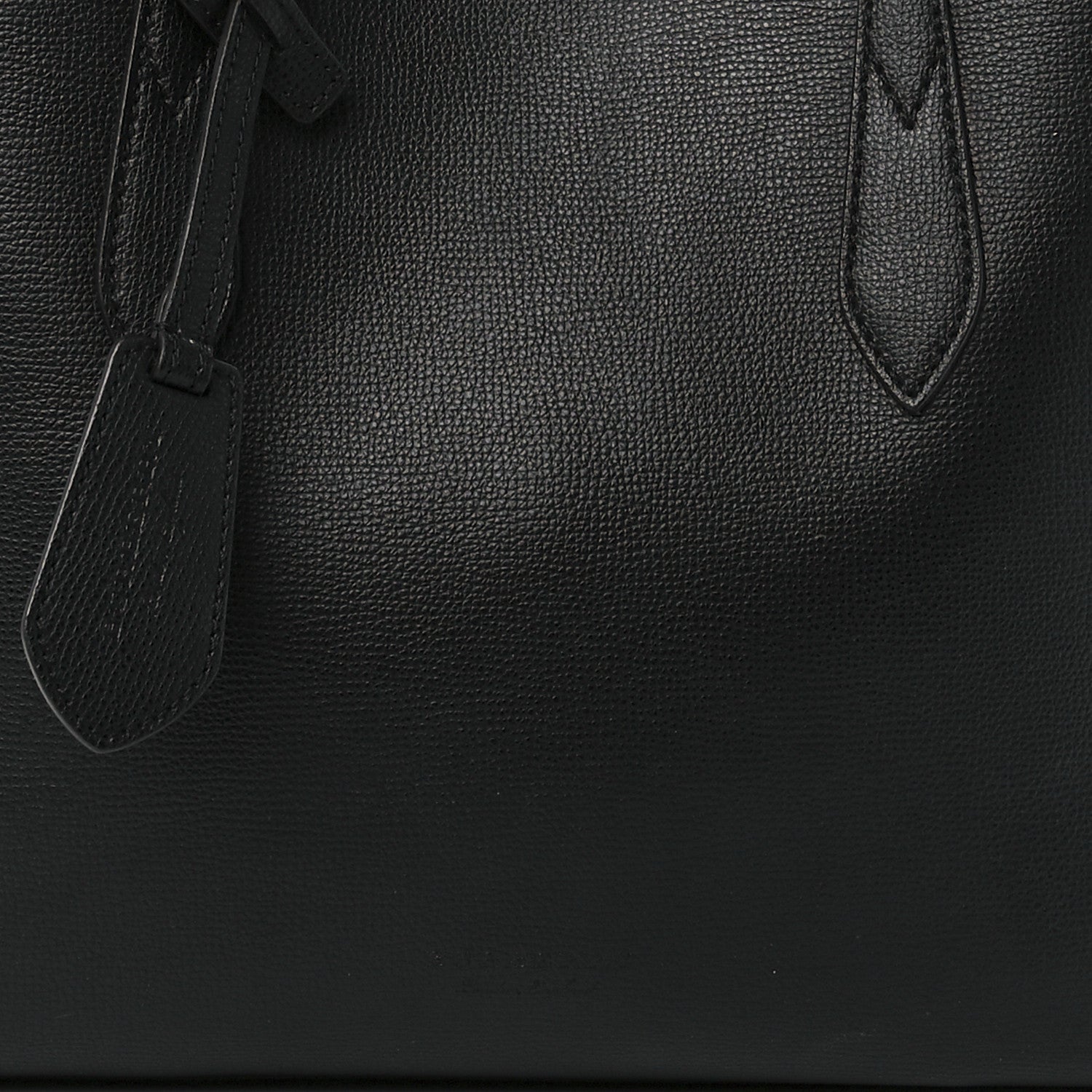 Burberry Grainy Calfskin Haymarket Check Small Reversible Tote Black 18 of 22
