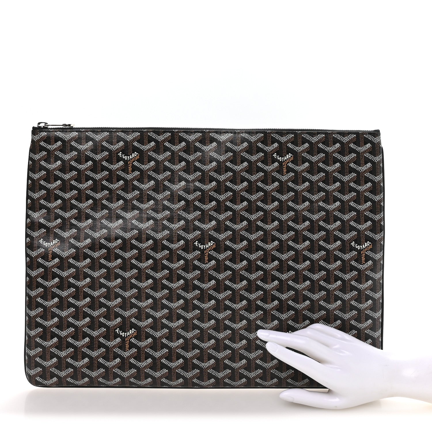 Goyard Goyardine Senat Pochette GM Black 2 of 8