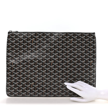 Goyard Goyardine Senat Pochette GM Black 2 of 8